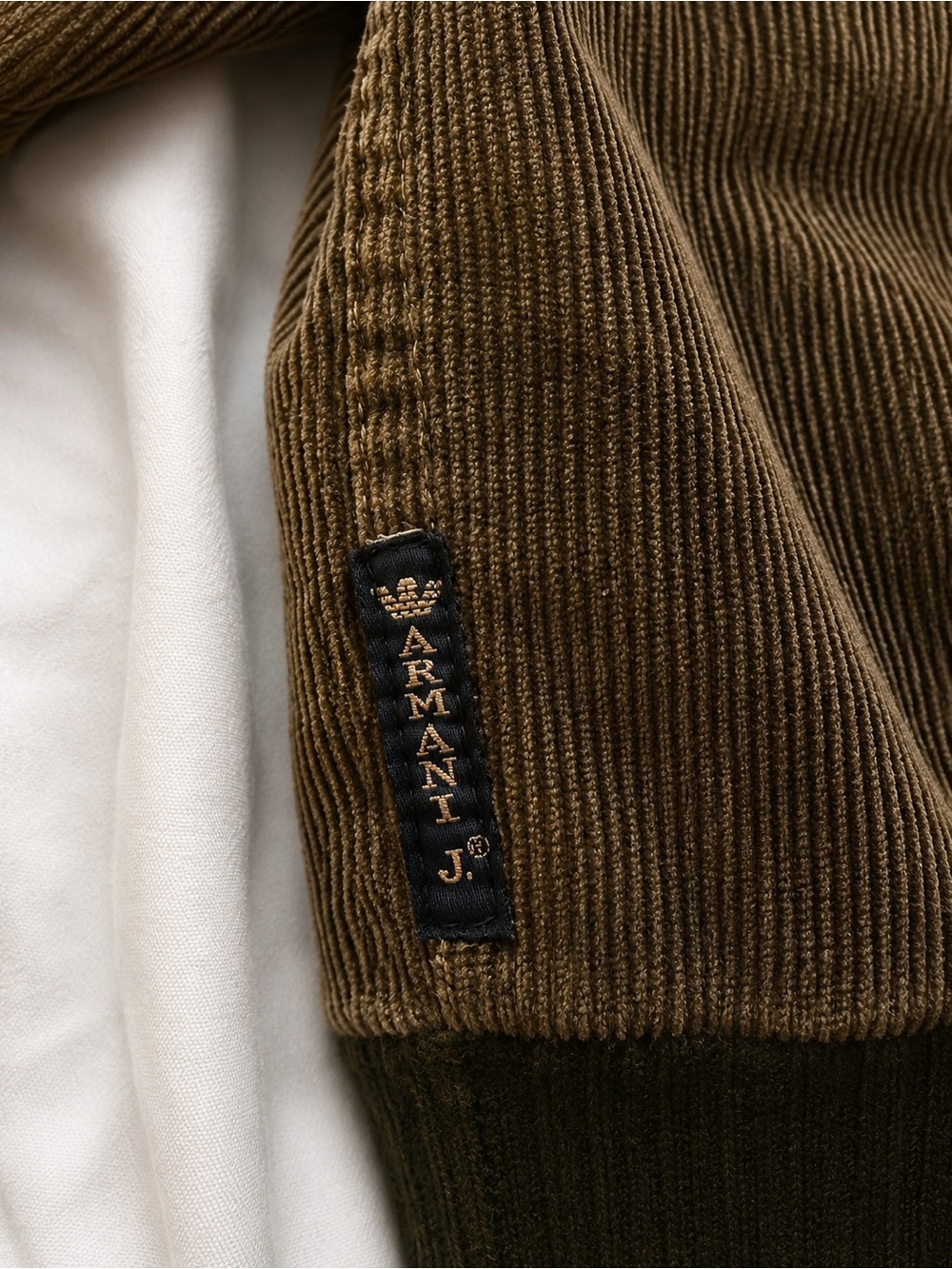 Armani Jeans Corduroy Bomber , vintage Jacket – Made in Italy size S - Picture 6 of 12